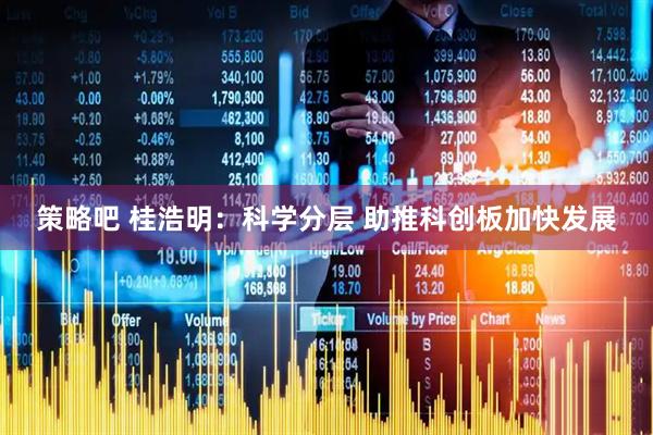 策略吧 桂浩明：科学分层 助推科创板加快发展