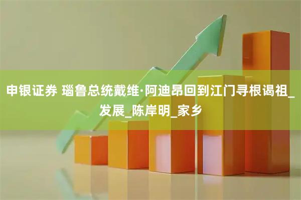 申银证券 瑙鲁总统戴维·阿迪昂回到江门寻根谒祖_发展_陈岸明_家乡