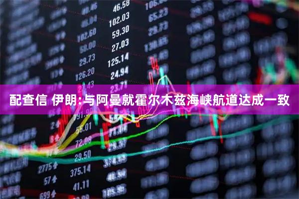 配查信 伊朗:与阿曼就霍尔木兹海峡航道达成一致