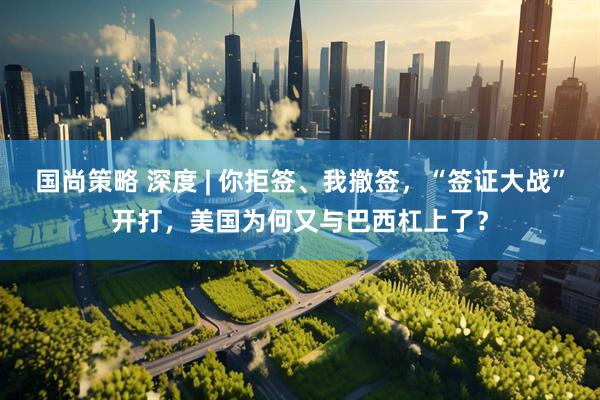 国尚策略 深度 | 你拒签、我撤签，“签证大战”开打，美国为何又与巴西杠上了？